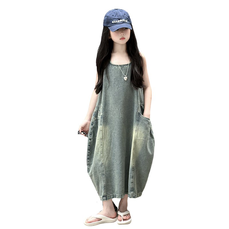 Vintage Blue Children Girls Hi - Vintage Fashion Streetwear ulasan dan harga