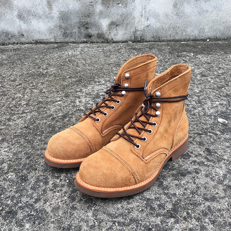 New Men Shoes Luxury Brand Vin - Vintage Fashion Boots ulasan dan harga