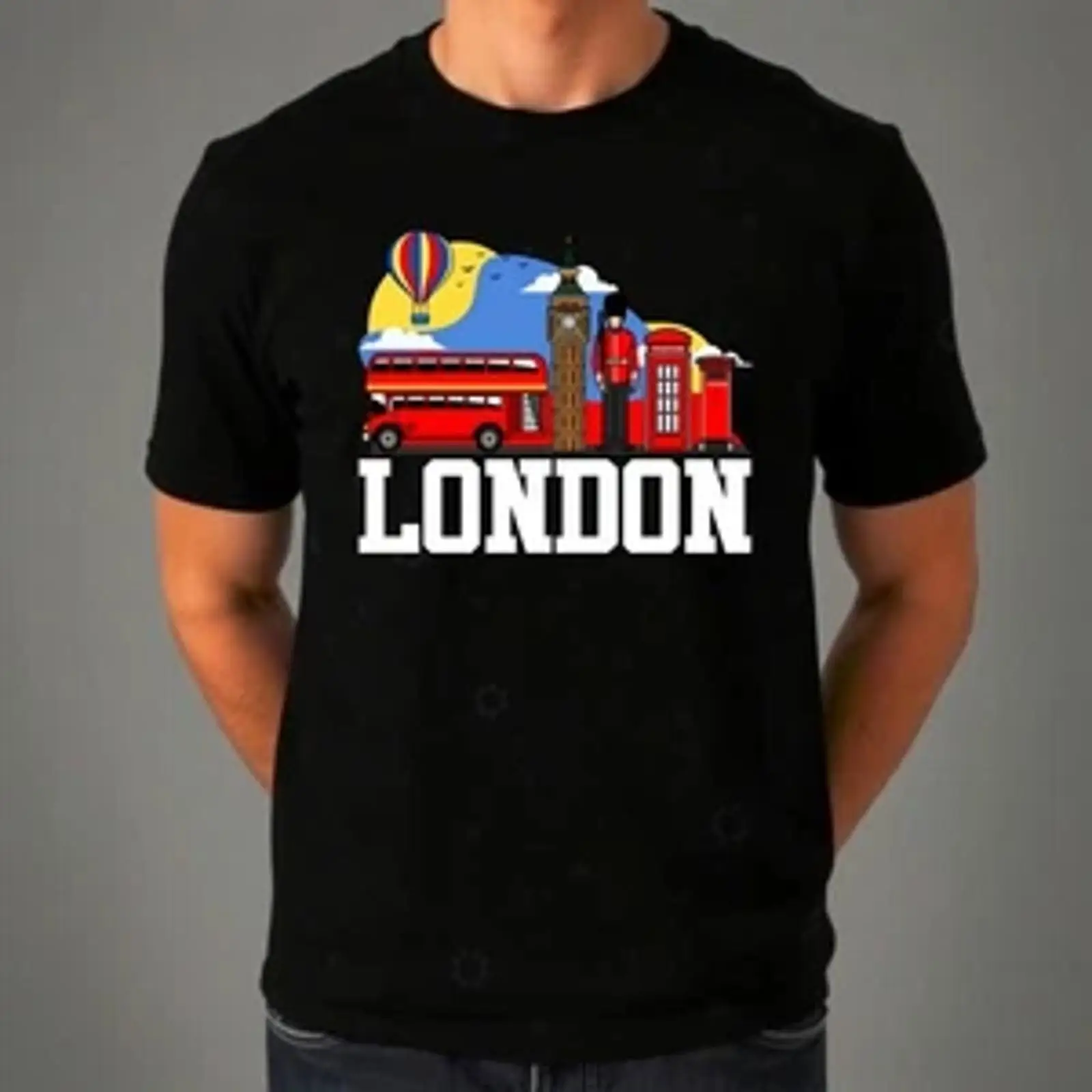 London England T Shirt Union J - Vintage Fashion London ulasan dan harga