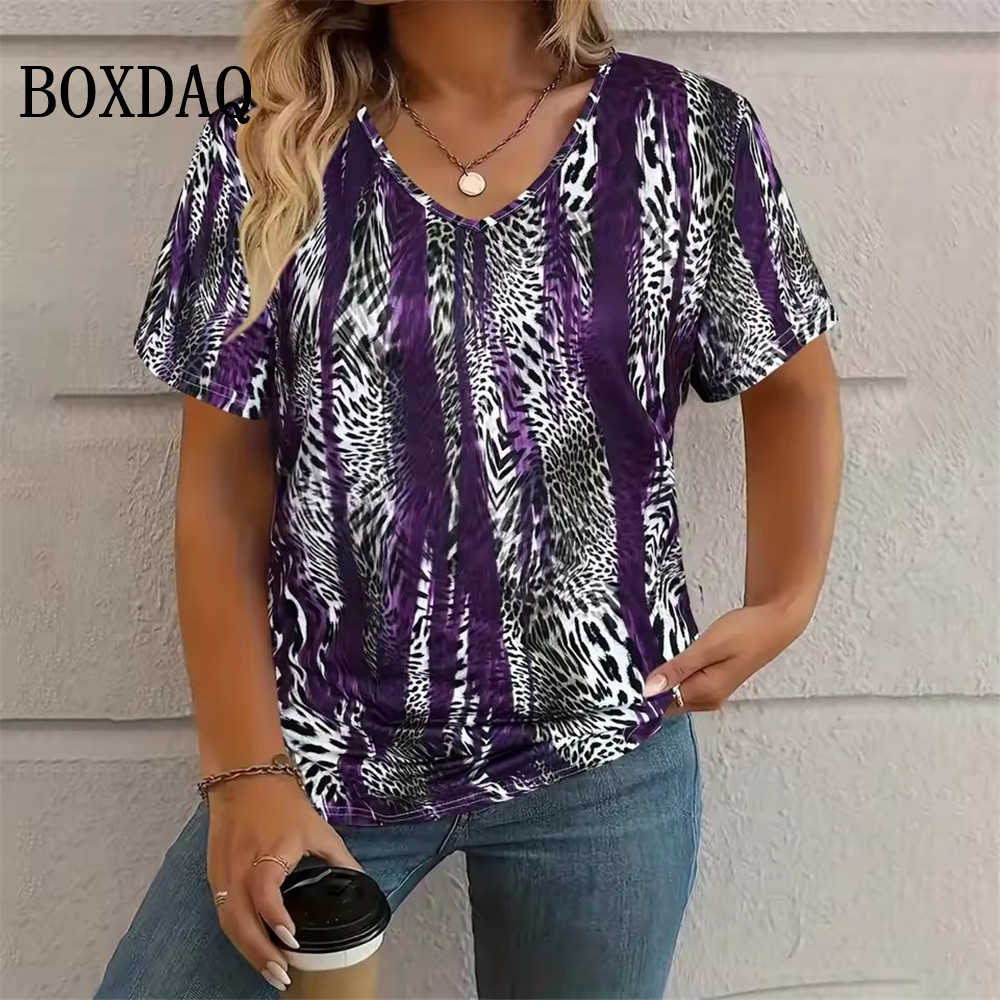 Summer Vintage Leopard 3D Prin - Vintage Fashion Ai ulasan dan harga