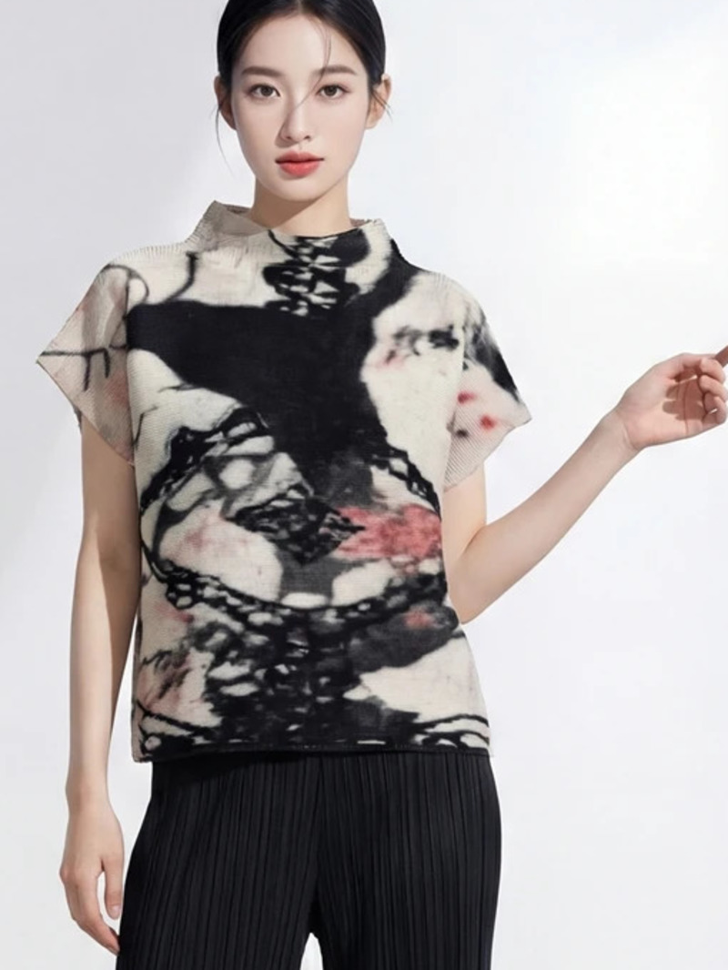 Short-sleeved Women's Fashion  - Vintage Fashion Build ulasan dan harga