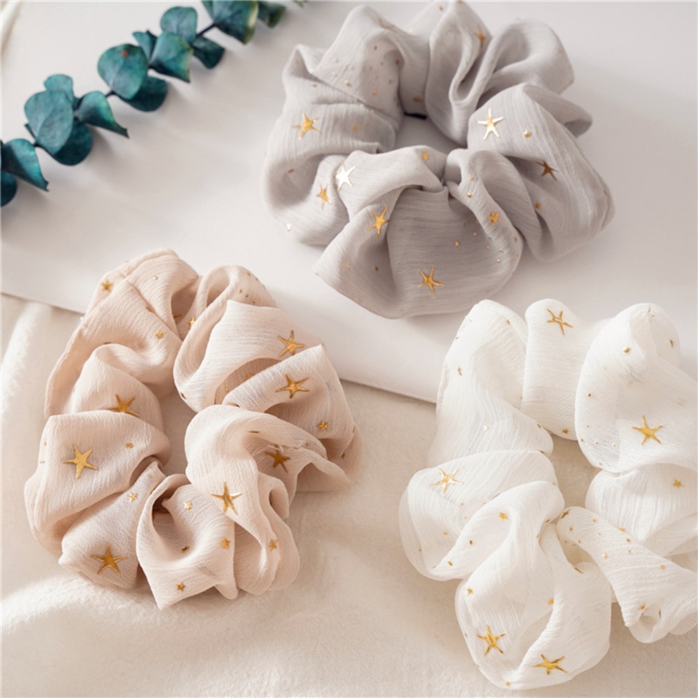 1/5pcs Print Scrunchie Dreamy  - Vintage Fashion Looks ulasan dan harga
