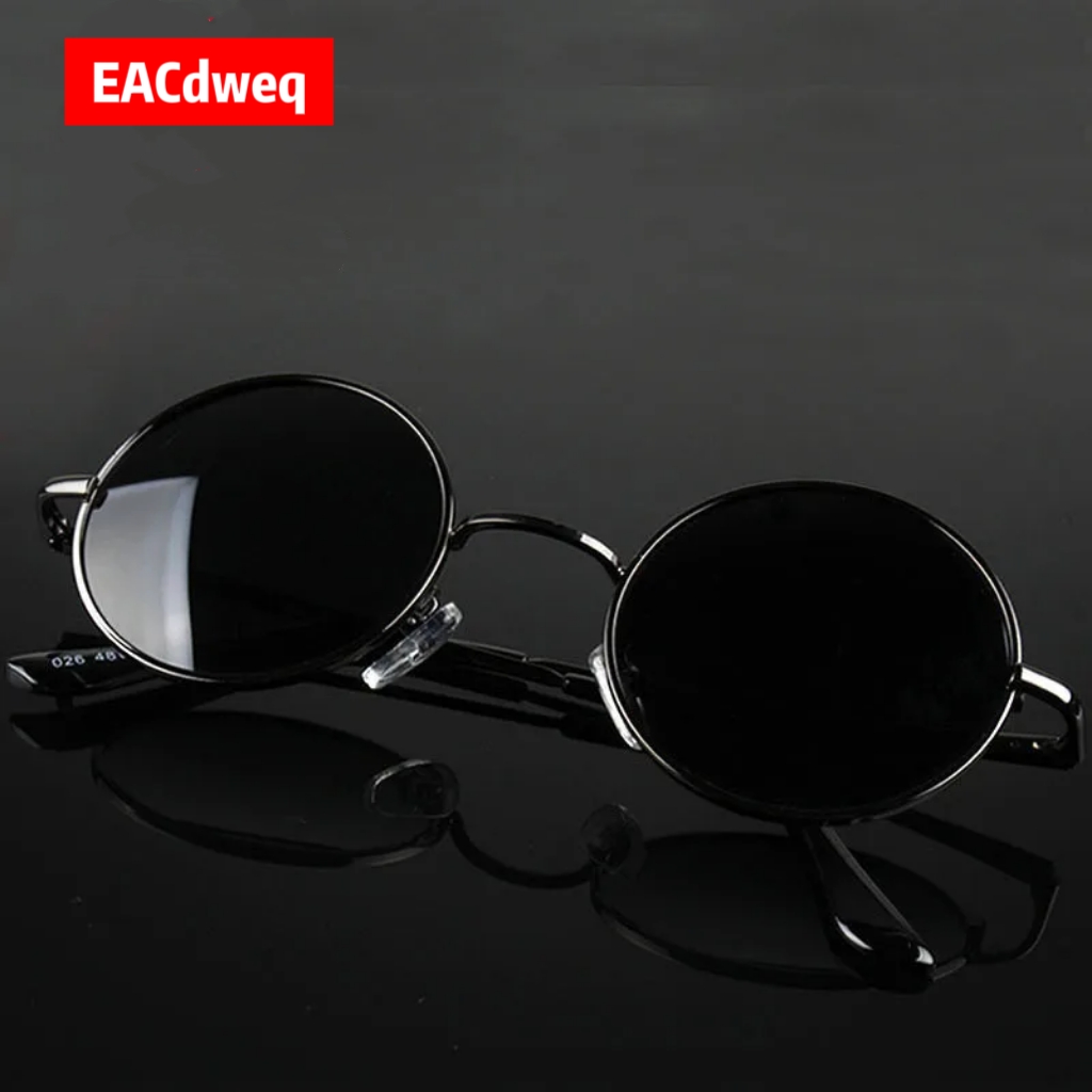 Retro Vintage Round Sunglasses - Vintage Fashion Streetwear ulasan dan harga